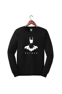 Darkia Batman Baskılı Uzun Kollu Üst - Sweat