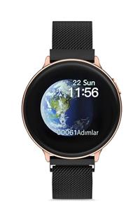 Leerybee Woom Watch - Ios Android S20 Siyah Akıllı Saat Nabız Adım Uyku Tansiyon Ekg Lrbs20sr