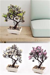 Muba Consept Dekoratif Saksıda Minimal Yapay Bonsai Ağacı