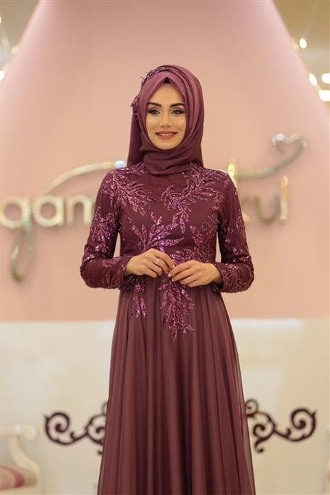 GAMZE ÖZKUL Yaprak Abiye