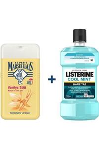 Le Petit Marseillais Duş Jeli Vanilya Sütü 250 Ml + Listerine Cool Mint Hafif Tat 250 Ml