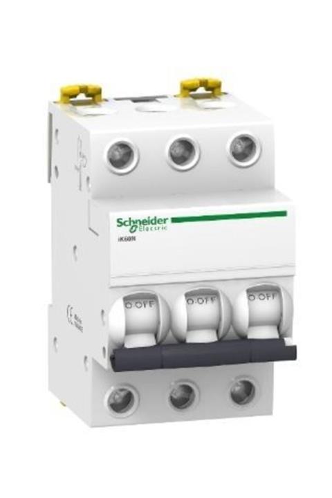 Schneider Electric Schneider A9k24350, Ik60n, 3faz, 50amper, 6ka, C Tipi, Otomatik Sigorta C50x3