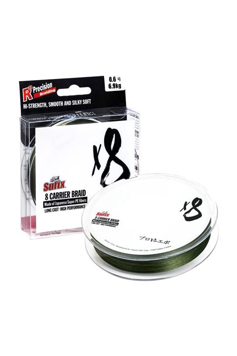 SUFIX X8 İp Olta Misinası GREEN 0.165MM - 10.5KG - 150M