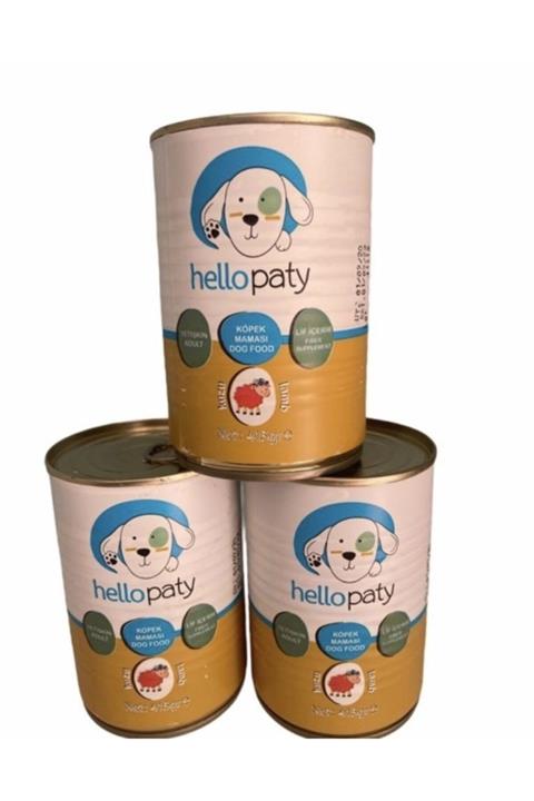 Thepassage Hello Patty Kuzu Etli Pate Köpek Maması 415gr x3 Adet