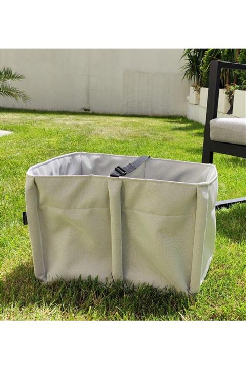 Market66 60 Lt. Batyline Kumaş Dikdörtgen Büyük Boy Saksı Yarı Geçirgen Doku