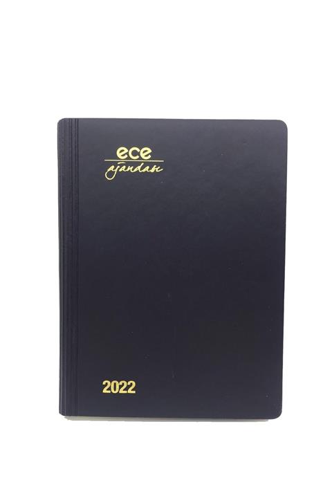 Ece 2022 Marmaris 12x16 2022 Günlük Ajanda Siyah