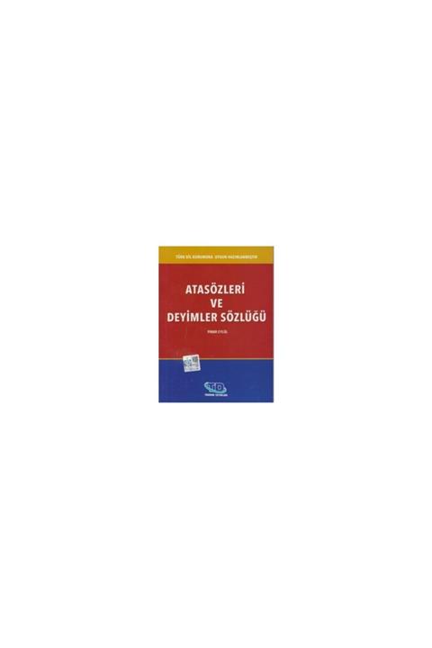 Tandem Yayınları Atasözleri Ve Deyimler Sözlüğü