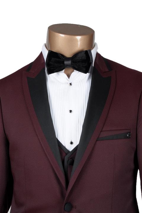 MASERTO Siyah Düz Papyon