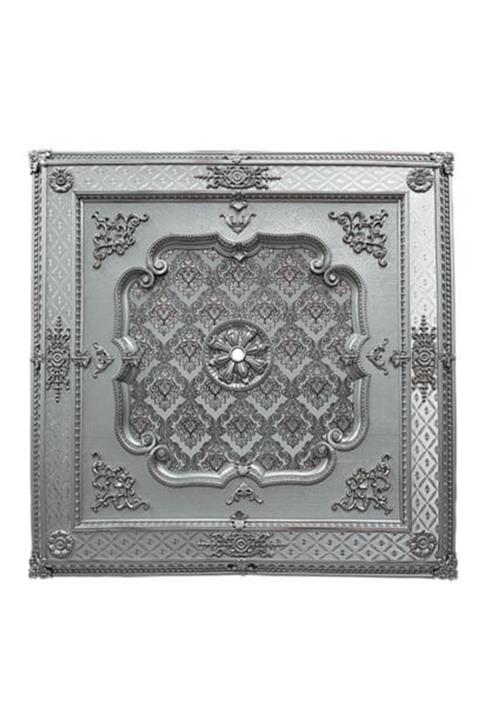 Decomanya Gümüş Kare Saray Tavan Göbeği 150x150 cm