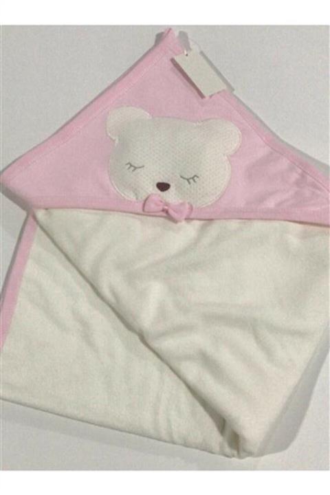 Jaju Baby Kız Bebek Pembe Banyo Havlu