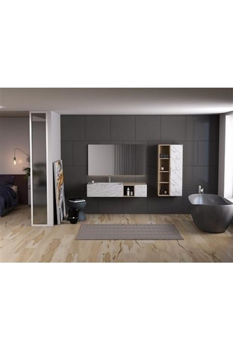 Höger Marble 060 Banyo Boy Dolabı