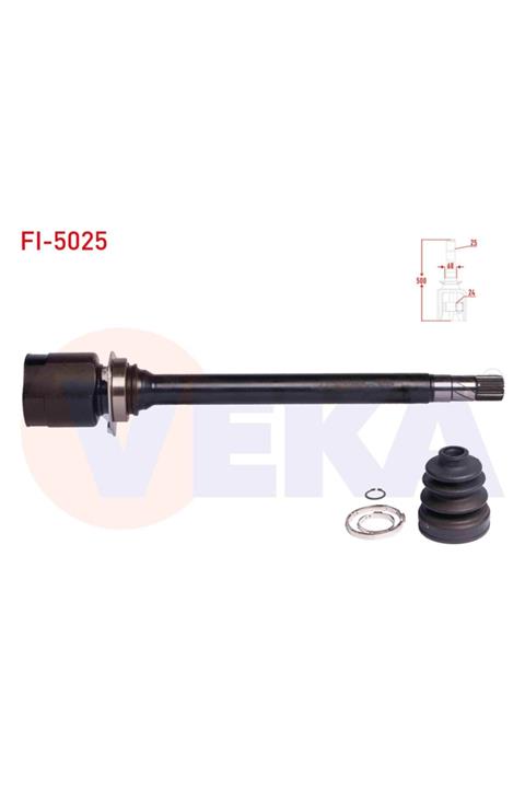 ünlü oto Aks Kafası Sag On Ic Fıat Egea 1.6 Mjt M-t 25x24x68 Uzunluk 500mm 2015-