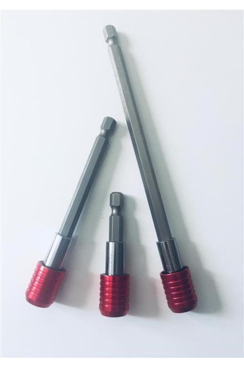 istocyapimarket Istoçyapimarket Manyetik 6 -10 -15 Cm 3 Lü Bits Uzatma Adaptörü