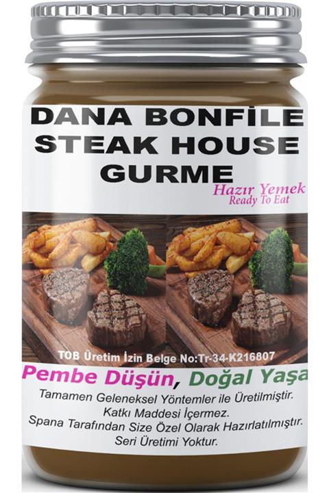 SPANA Dana Bonfile Steak House Gurme Ev Yapımı Katkısız 330 gr