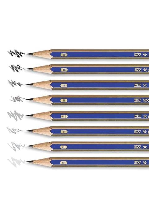 Faber Castell Dereceli Kalem Seti 7 Adet Kalem Ve Silgi Dereceli Kalem Seti 2b 3b 4b 5b 6b Kalem