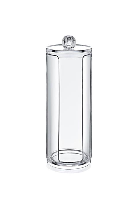 Kingshark Makyaj Organizer Makyaj Pamukluğu Saklama Kabı Akrilik Sert Plastik