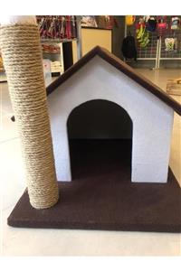 cattmozz Tırmalama Tahtalı Kedi Evi