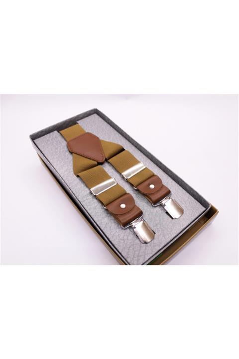 MKM Erkek Taba Pantolon Askısı