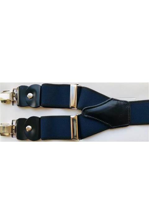 KemerSepeti Erkek Lacivert Y Bant Pantolon Askısı