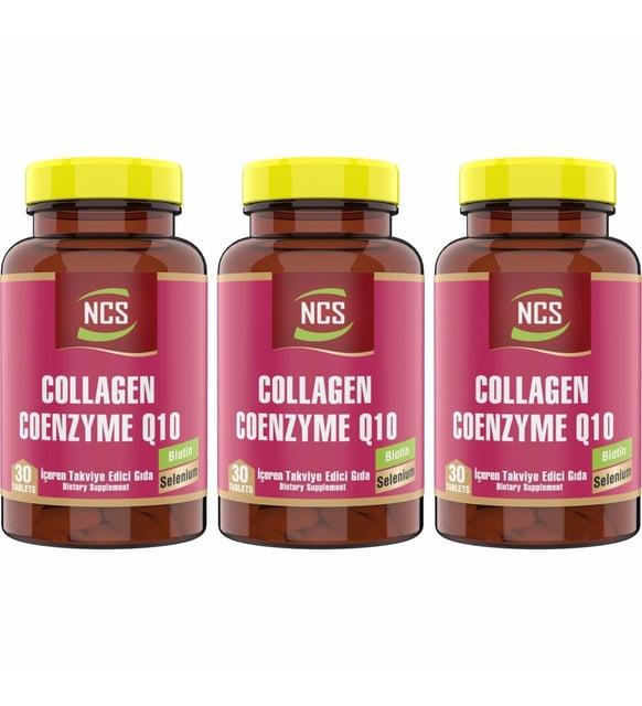 NCS Collagen Coenzyme Q10 Biotin Zinc Selenium 30 Tablet 3 Kutu