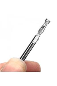 Hozly 2 Ağızlı 3.175mm Spiral Freze, Karbür Cnc Freze Ucu, Kesici Takım, 2 Flute Spiral End Mill - Carbide