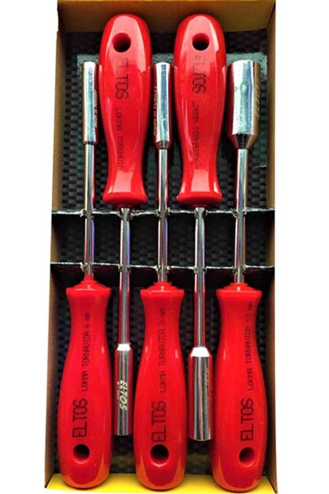 Chermik Elts 5 Li Lokma Tornavida Seti Sertleştirilmiş Özel Uçlu Yerli 1410