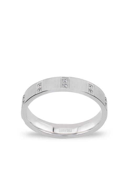 Sarrafoğlu Gri 0.14 Karat Alyans Yüzük
