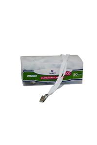 Mapi Kart Askı Ipi Metal Klipsli Beyaz 910 26 50 (50 Li Paket)