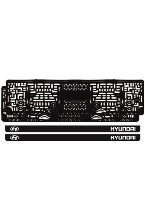 Ömr Dizayn Hediye Hyundai Logolu Uv Takmatik Plakalık Oto Aksesuar Tuning