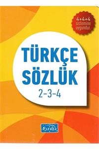 Parıltı Yayınları Ilköğretim Türkçe Sözlük Karton Kapak 2-3-4