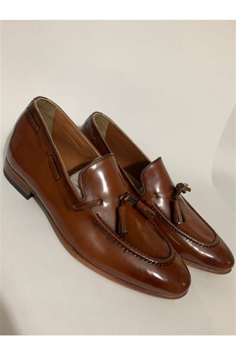 GİZLİ TOPUKLAR Erkek Kahverengi Gizli Topuklu Boy Uzatan Klasik Ayakkabı