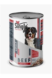 SINGLE Köpek Konservesi Biftekli 400 Gr 1 Adet
