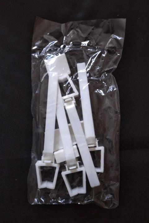 Konur Store Rustik Perde Korniş Ray Kelepçesi Ve Kapak Beyaz Rengi- 4 Adet