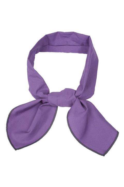 Cool Tie Serinletici Boyun Bağı Düz Renk Lila