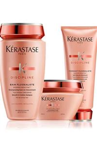 Kerastase Discipline Boyalı Saçlar İçin Sülfatsız Şampuan 250 ml + Maske 200 ml + Krem 200 ml