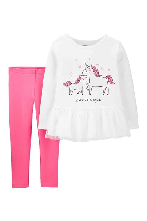 Carter's Küçük Kız Çocuk 2'li Set - PW