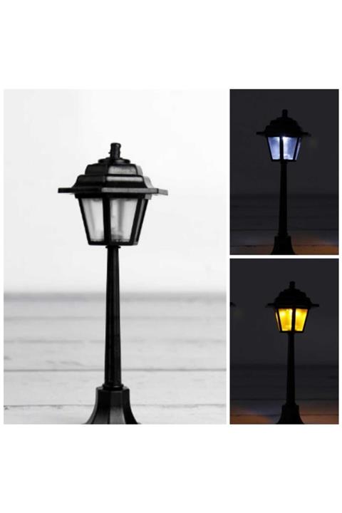 Minikbahcem Teraryum Dekoratif Lamba Siyah Tip 4