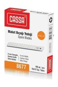 CASA 8677 Maket Bıçağı Yedeği Dar 9mm 100lü