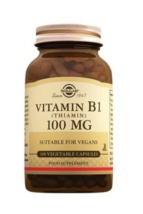 Solgar Vitamin B1 Thiamin 100 Mg 100 Kapsül