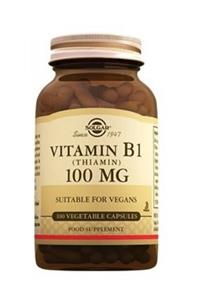 Solgar Vitamin B1 Thiamin 100 Mg 100 Kapsül