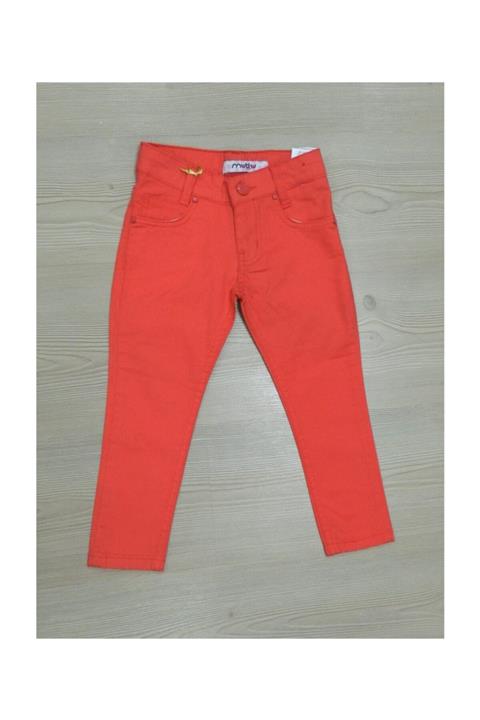 Mutlu Kids Kız Renkli Pantolon