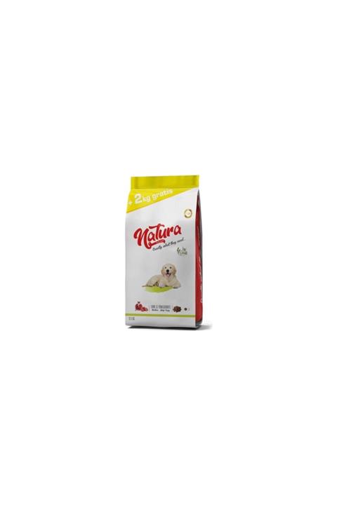natura Puppy Düşük Tahıllı Kuzu Etli Ve Narlı Orta Ve Büyük Irk Yavru Köpek Maması 12 kg + 2 kg