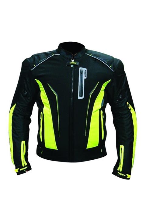 Prosev Erkek Sarı Siyah Sport Motosiklet Montu 7175