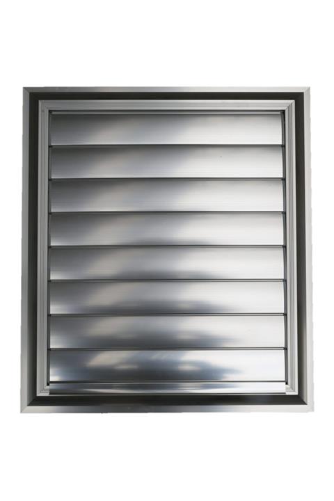 Temmenfez 60*31 Alüminyum Parlak Eloksal Menfez, Panjur - Yüzeysel Yapıştırma