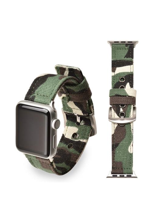 Ally Mobile Ally Iwatch 4-5 44mm 1-2-3 42m Jeep Nylon Kayış Kamuflaj