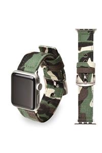 Ally Mobile Ally Iwatch 4-5 44mm 1-2-3 42m Jeep Nylon Kayış Kamuflaj