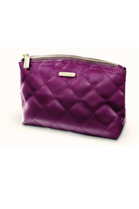 Design Look Mor Makyaj Çantası