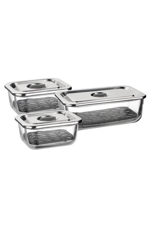 Leggno Vtr7070scs03 3-lü Cam Saklama Kabı