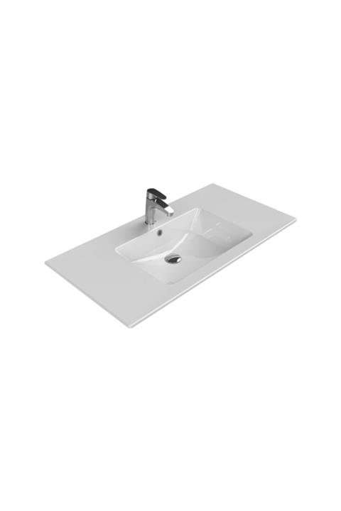 TURKUAZ Cerastyle Ibiza 101 X 51 Cm Etajer Uyumlu Lavabo