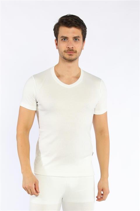 THERMOFORM Erkek Ekru V Yaka Fanila